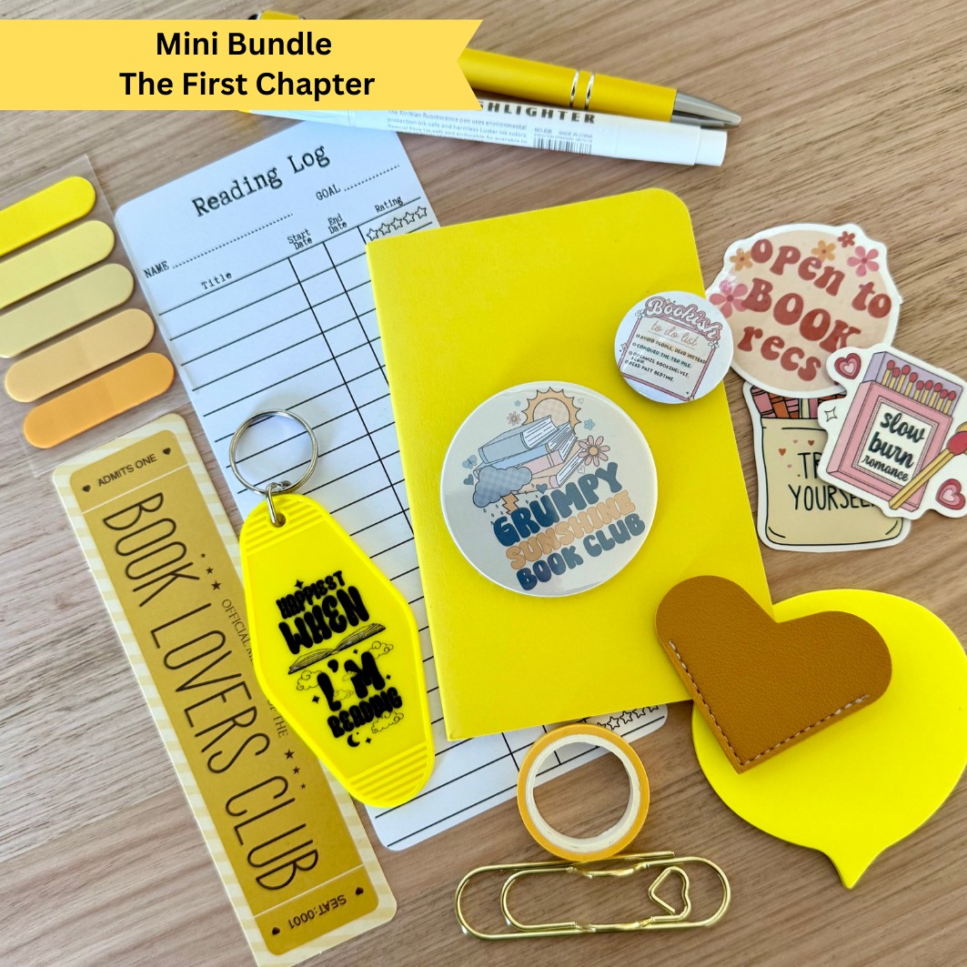 Lemon Zest & Lighthearted Lines - Bookish Stationery Bundle