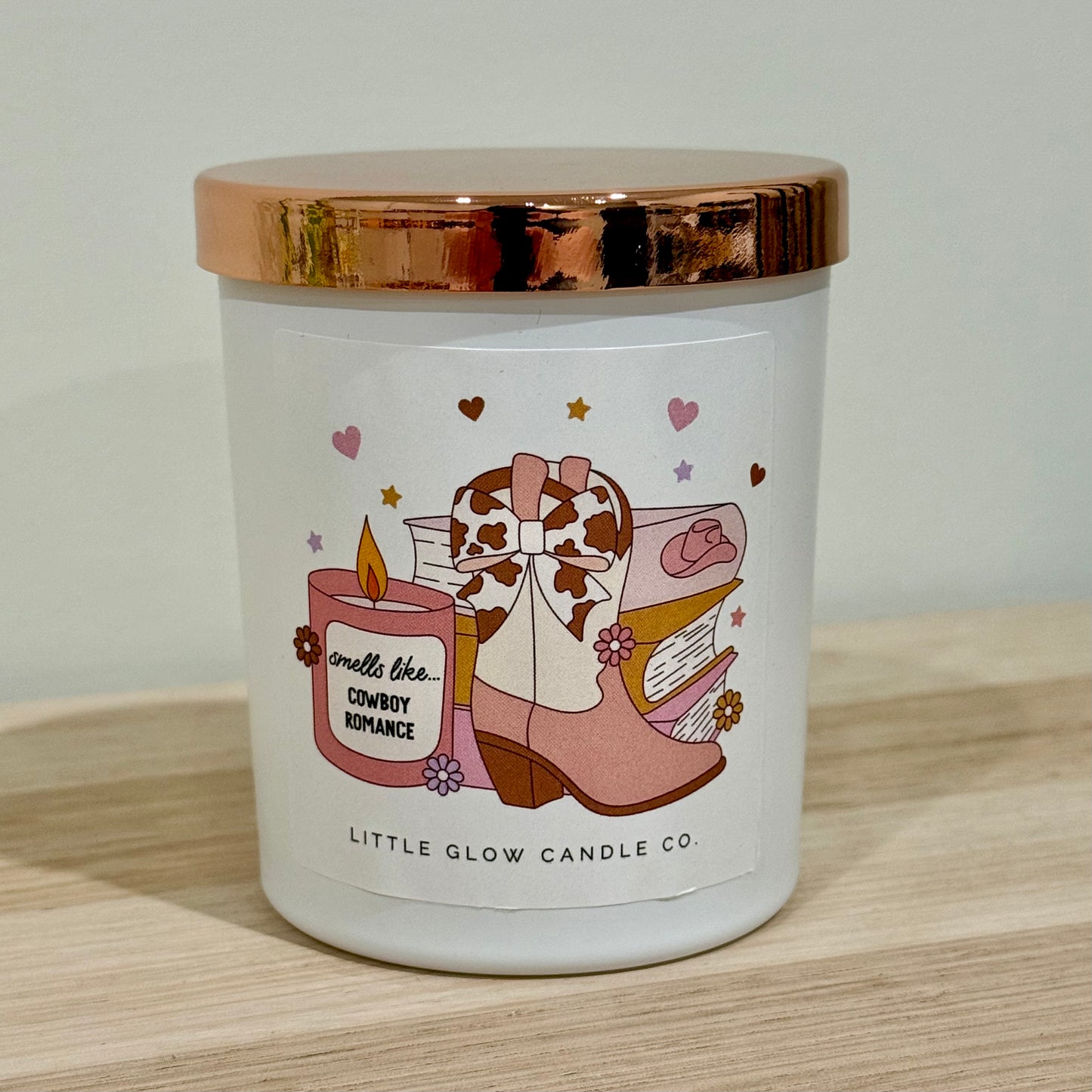 Book Trope Smells Like Cowboy Romance Soy Wax Candle