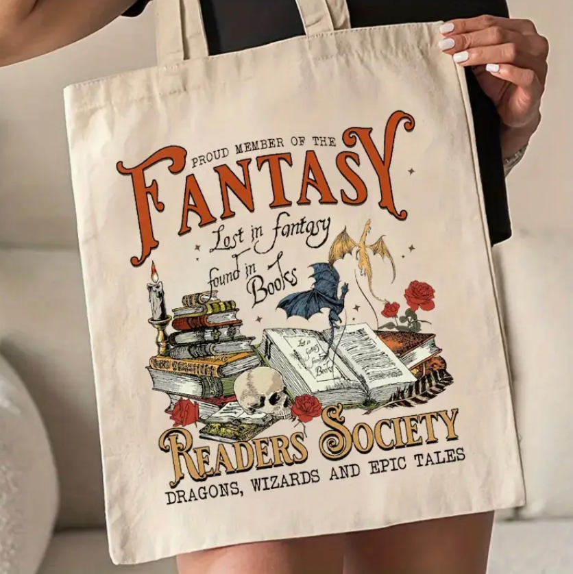 Fantasy Readers Society Tote Bag