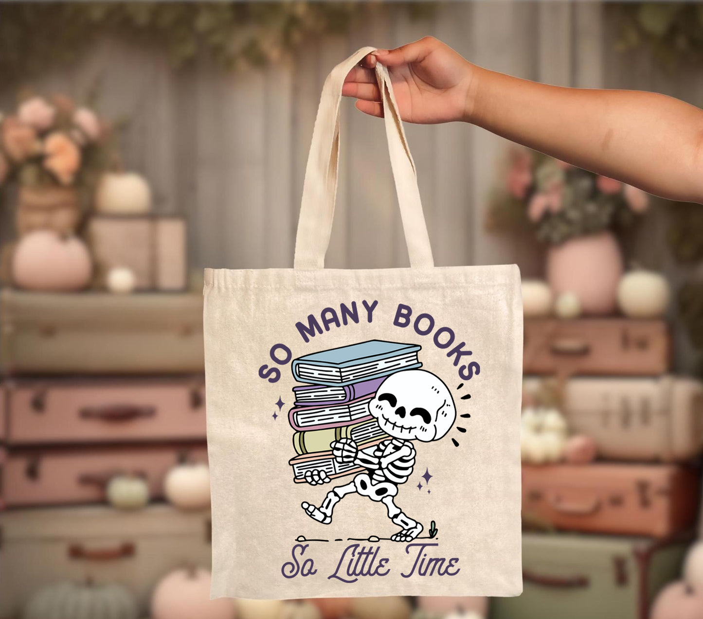 So Many Books, So Little Time Tote Bag