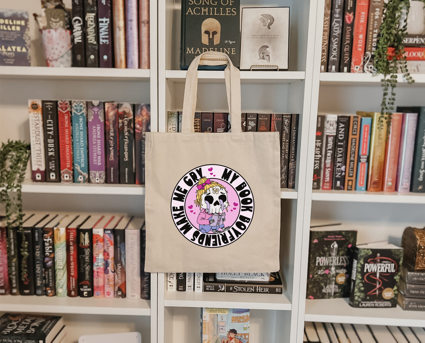 My Book Boyfriends Make Me Cry Mini Tote Bag