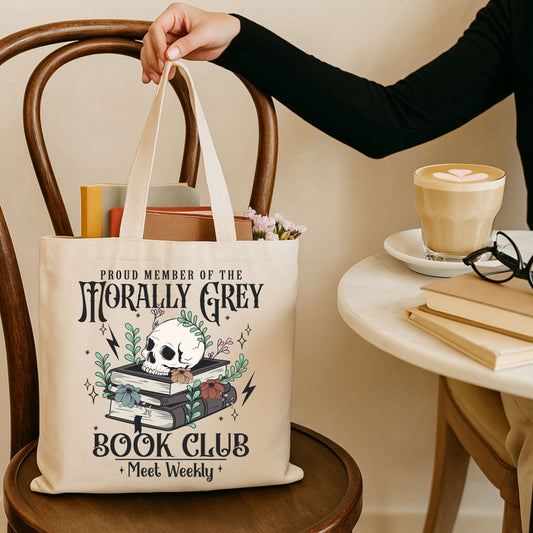 Morally Grey Book Club Mini Tote Bag