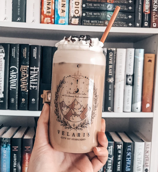 ACOTAR Inspired Fantasy Design - 16oz Glass Tumbler (Copy)